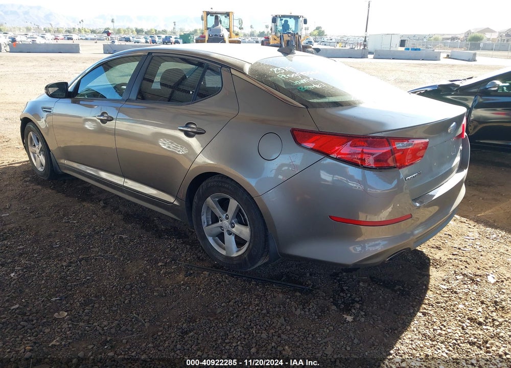 2015 KIA OPTIMA LX VIN: 5XXGM4A76FG363626