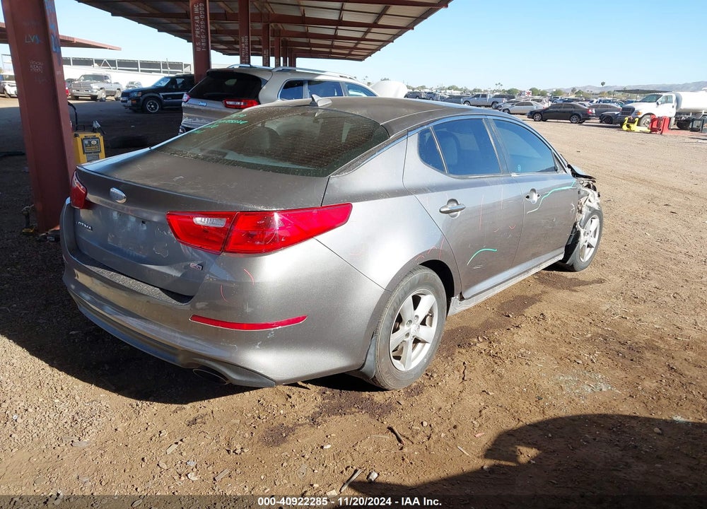 2015 KIA OPTIMA LX VIN: 5XXGM4A76FG363626