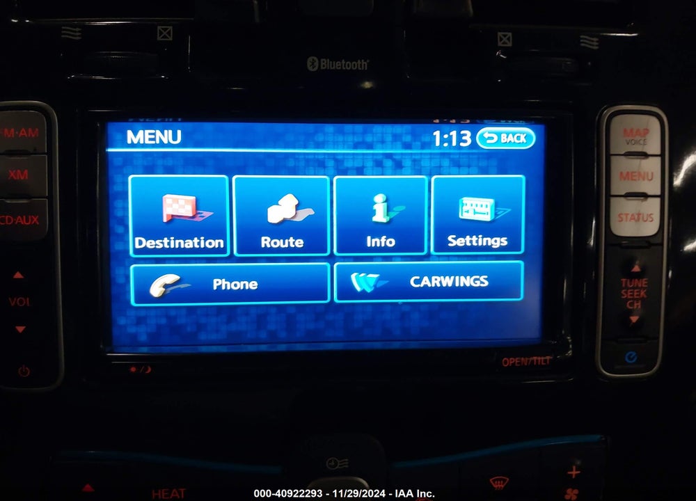 2013 NISSAN LEAF VIN: 1N4AZ0CP7DC410596