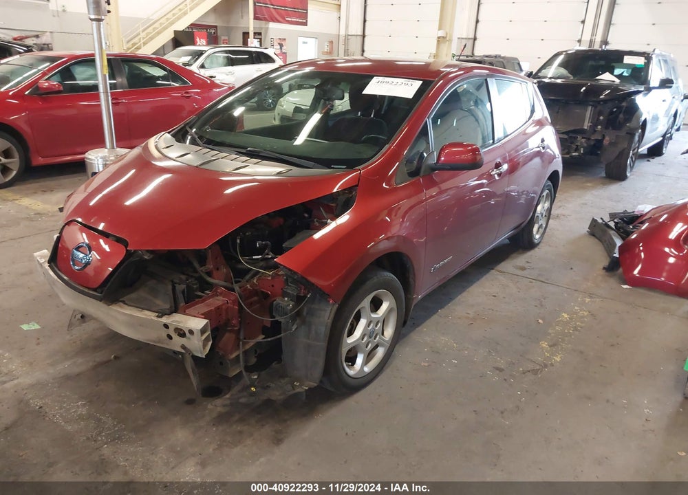 2013 NISSAN LEAF VIN: 1N4AZ0CP7DC410596
