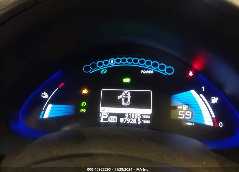 2013 NISSAN LEAF VIN: 1N4AZ0CP7DC410596