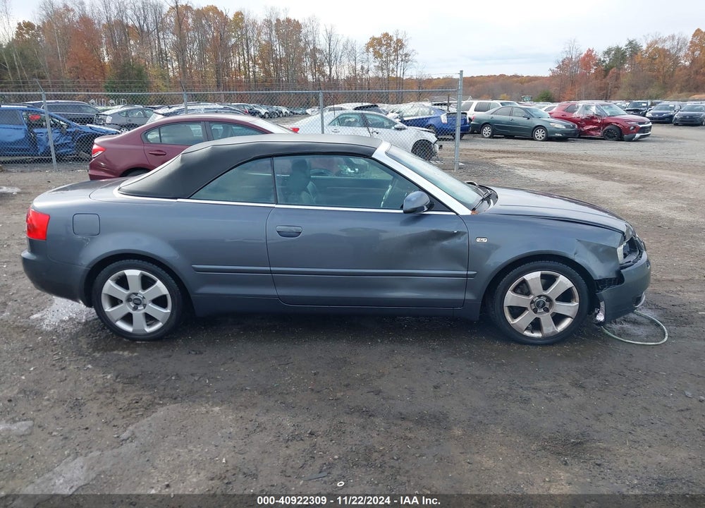 2005 AUDI A4 3.0 VIN: WAUAT48H15K000773