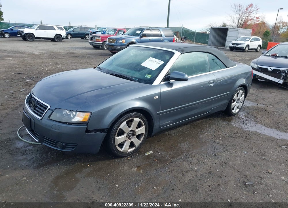 2005 AUDI A4 3.0 VIN: WAUAT48H15K000773