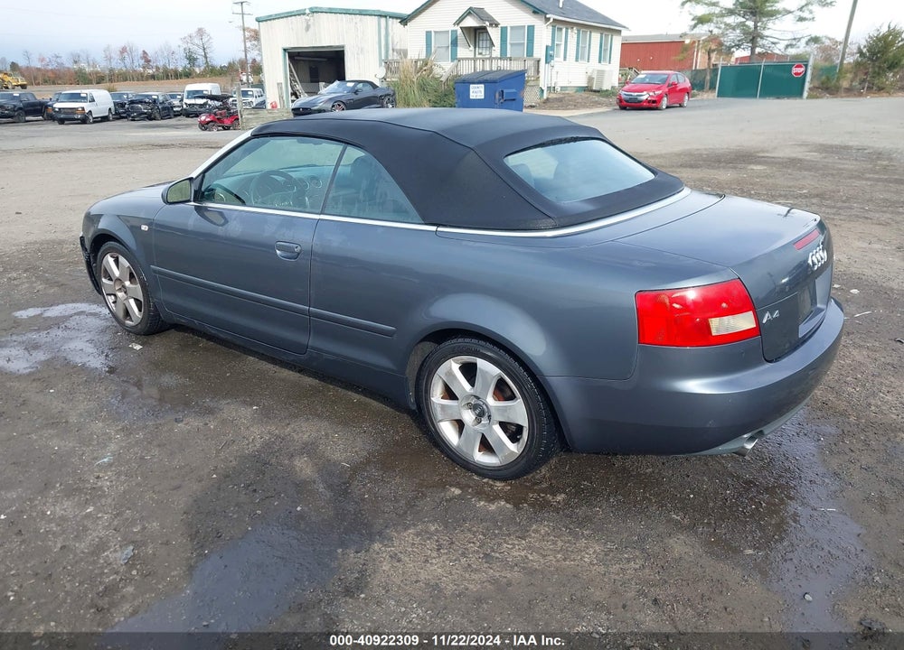 2005 AUDI A4 3.0 VIN: WAUAT48H15K000773