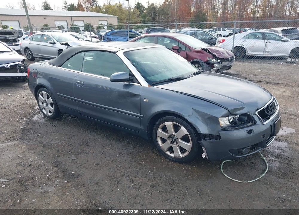 2005 AUDI A4 3.0 VIN: WAUAT48H15K000773