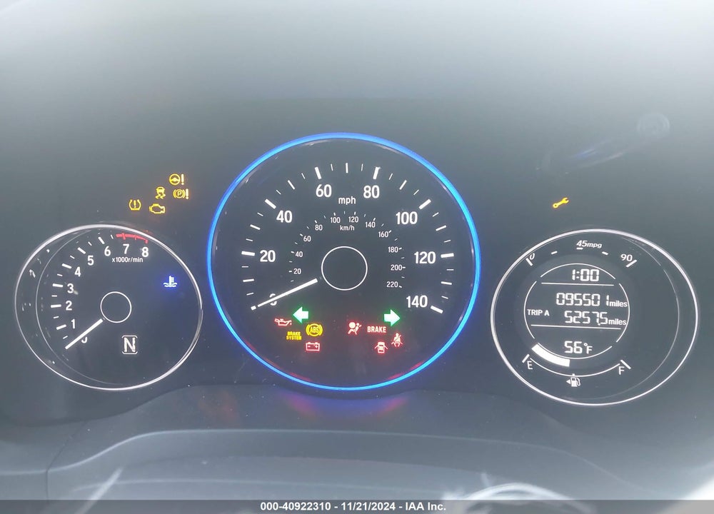 2016 HONDA HR-V LX VIN: 3CZRU5H31GM712140