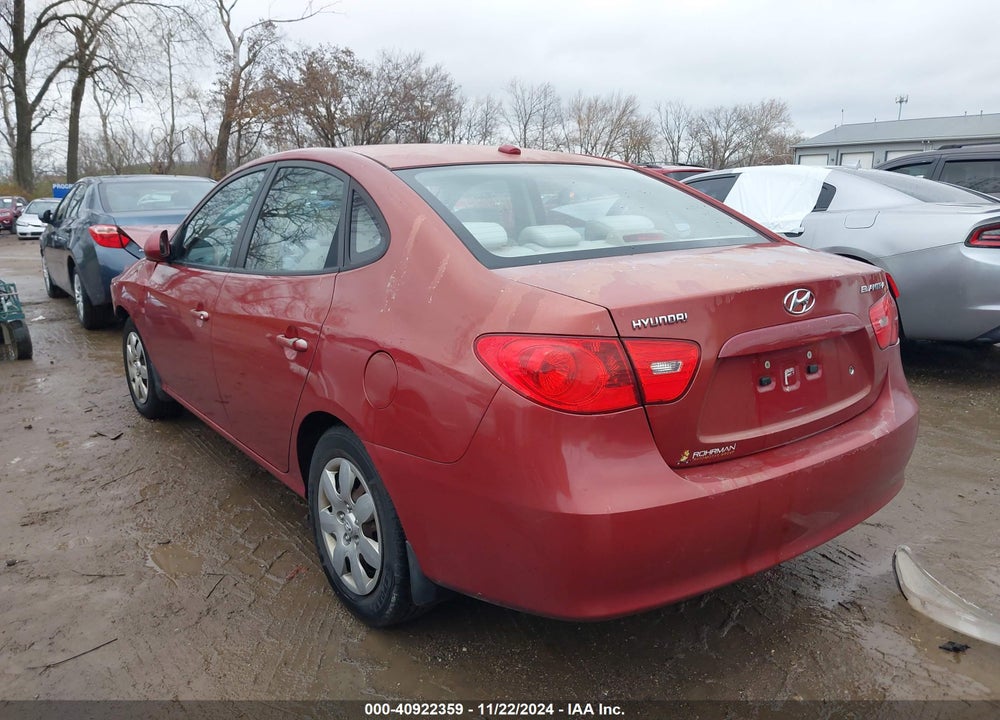 2008 HYUNDAI ELANTRA GLS/SE VIN: KMHDU46D18U424892