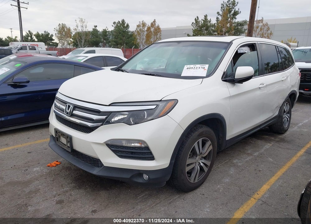 2017 HONDA PILOT EX-L VIN: 5FNYF5H59HB036023