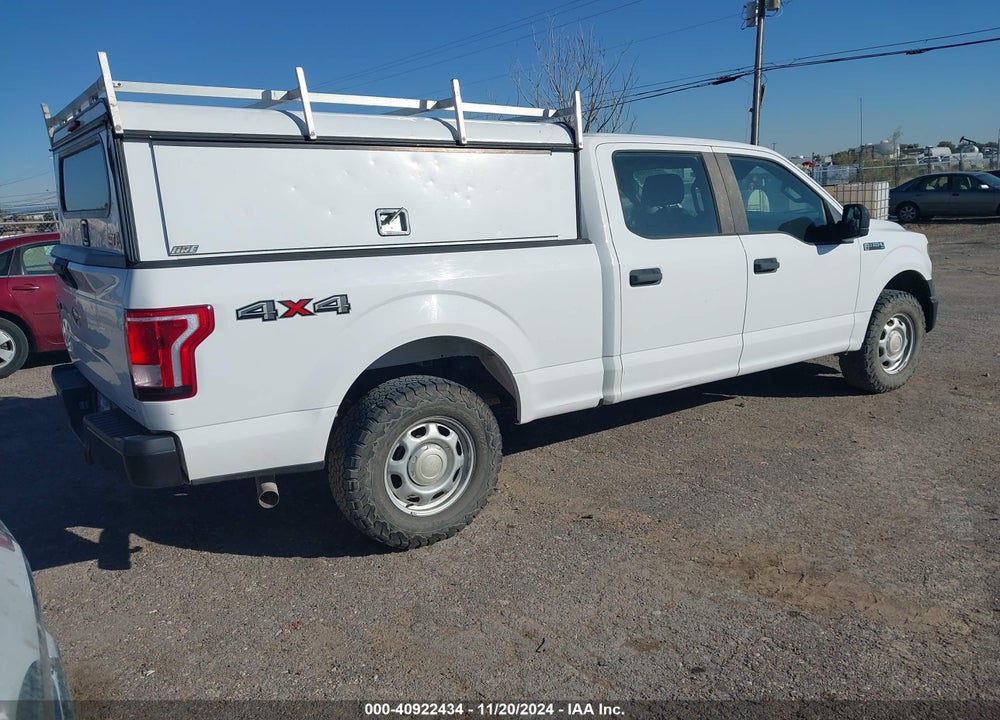 2016 FORD F-150 XL VIN: 1FTFW1EF1GKF66467