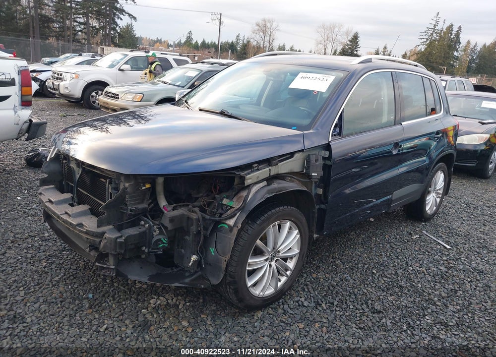 2011 VOLKSWAGEN TIGUAN SEL VIN: WVGBV7AX7BW559541