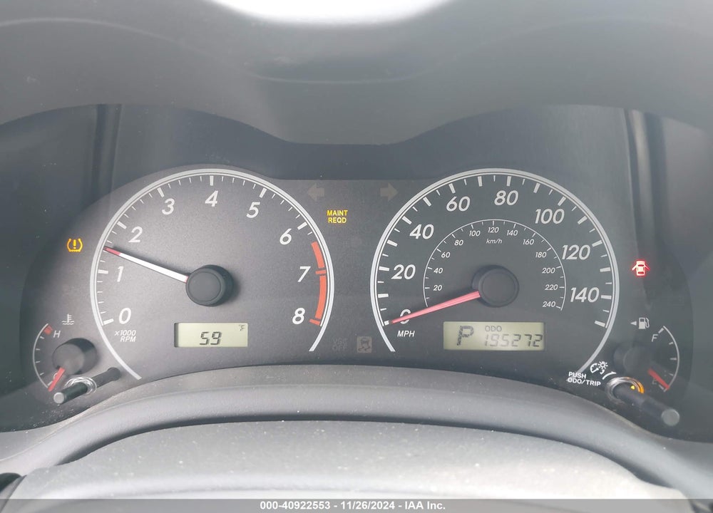 2010 TOYOTA COROLLA LE VIN: 2T1BU4EE4AC509539