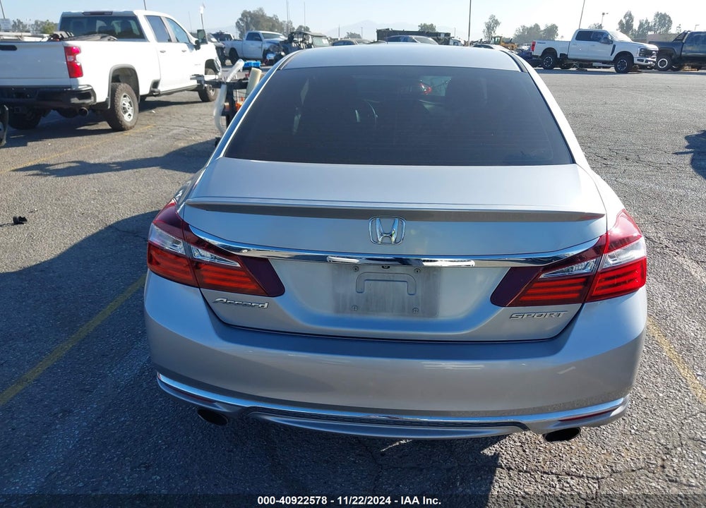 2017 HONDA ACCORD SPORT VIN: 1HGCR2F54HA230889