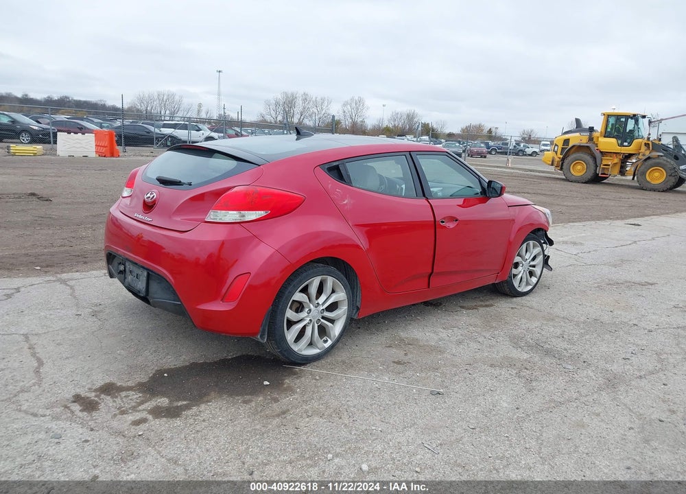2013 HYUNDAI VELOSTER VIN: KMHTC6AD8DU106361