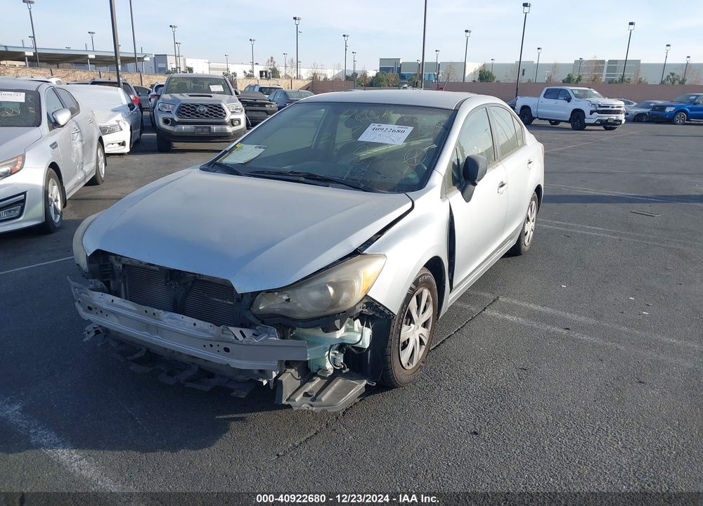 2013 SUBARU IMPREZA 2.0I VIN: JF1GJAA61DH036300