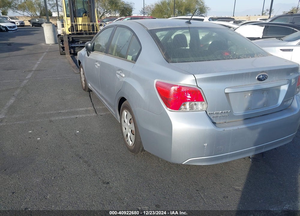 2013 SUBARU IMPREZA 2.0I VIN: JF1GJAA61DH036300