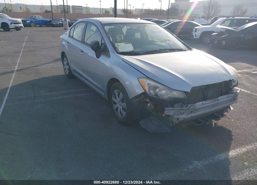 2013 SUBARU IMPREZA 2.0I VIN: JF1GJAA61DH036300