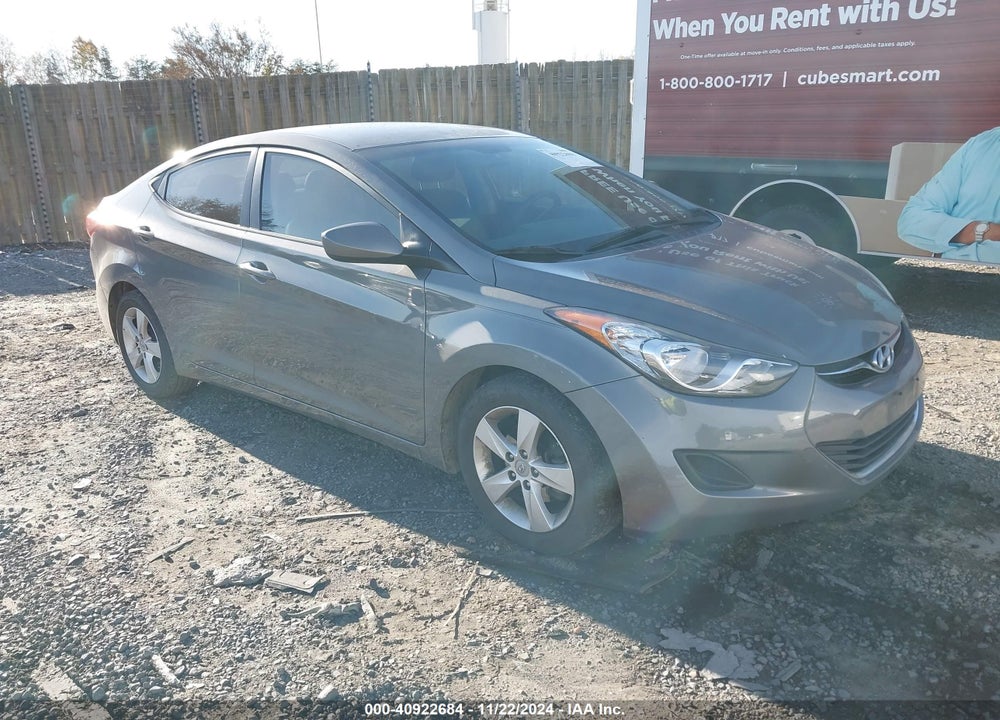 2013 HYUNDAI ELANTRA GLS VIN: 5NPDH4AE2DH310977