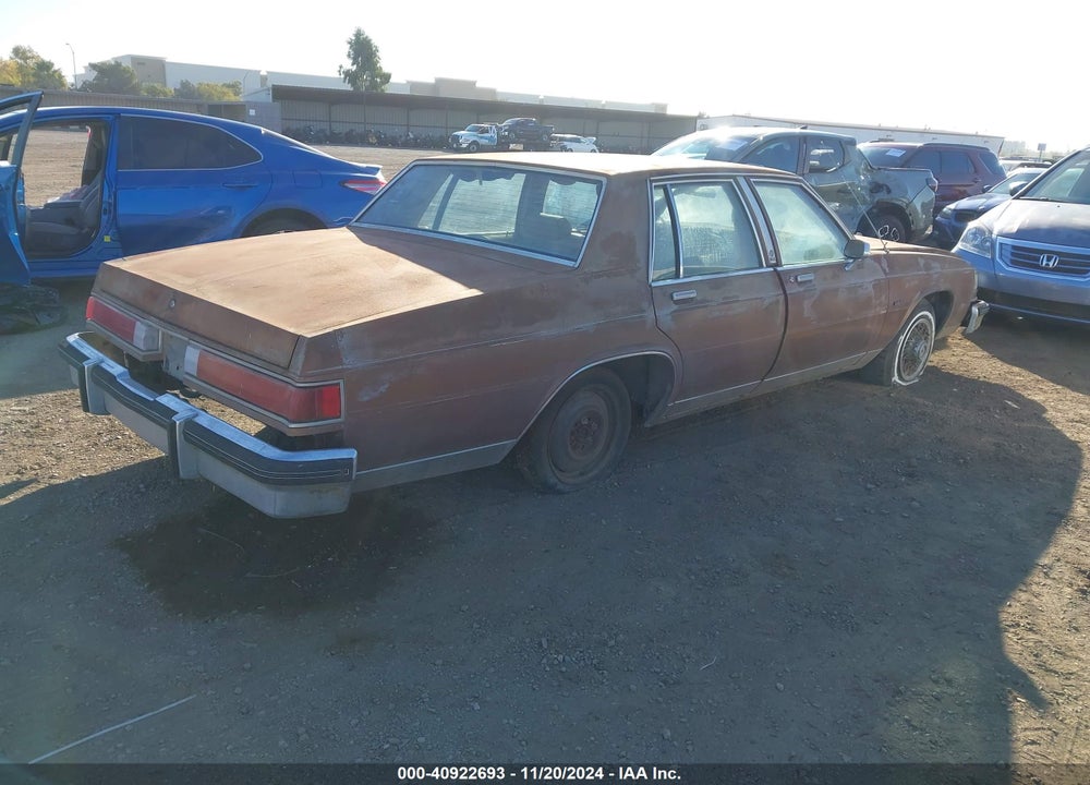 1985 BUICK LESABRE LIMITED VIN: 1G4BP69Y8FX434341