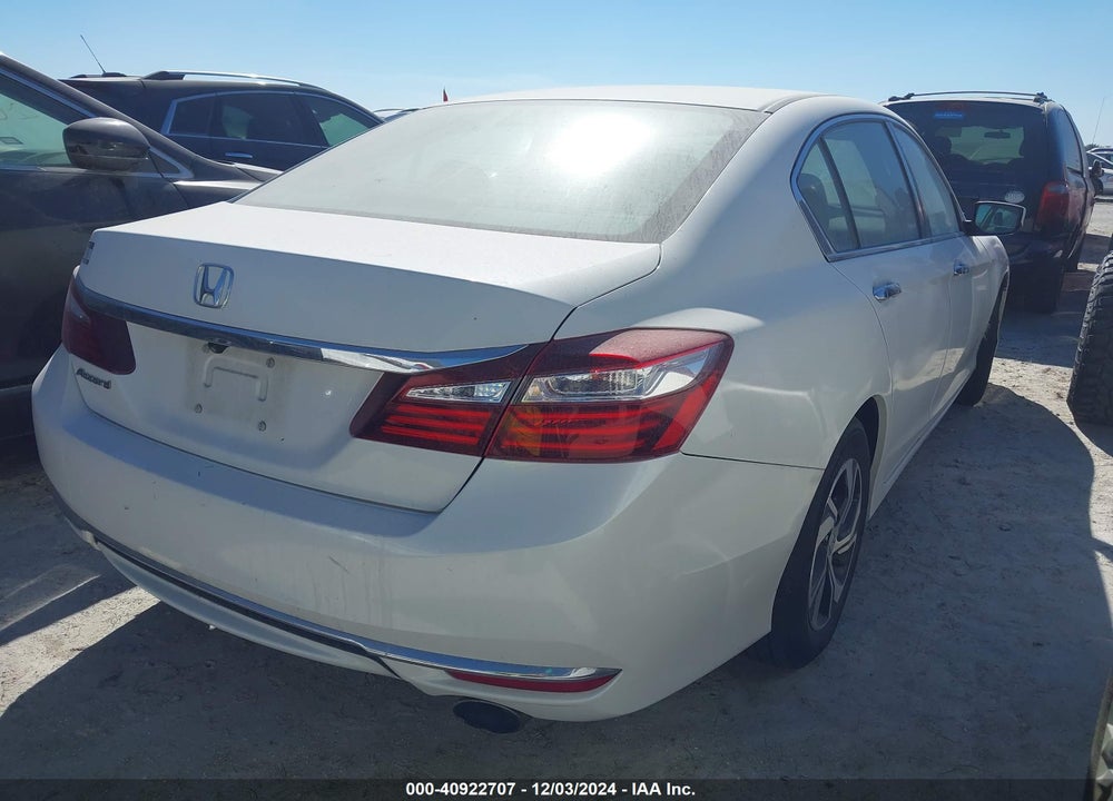 2017 HONDA ACCORD LX VIN: 1HGCR2F34HA168442