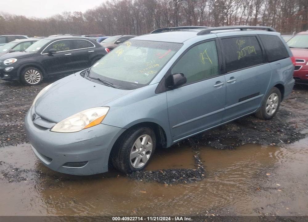 2008 TOYOTA SIENNA LE VIN: 5TDZK23C28S156603