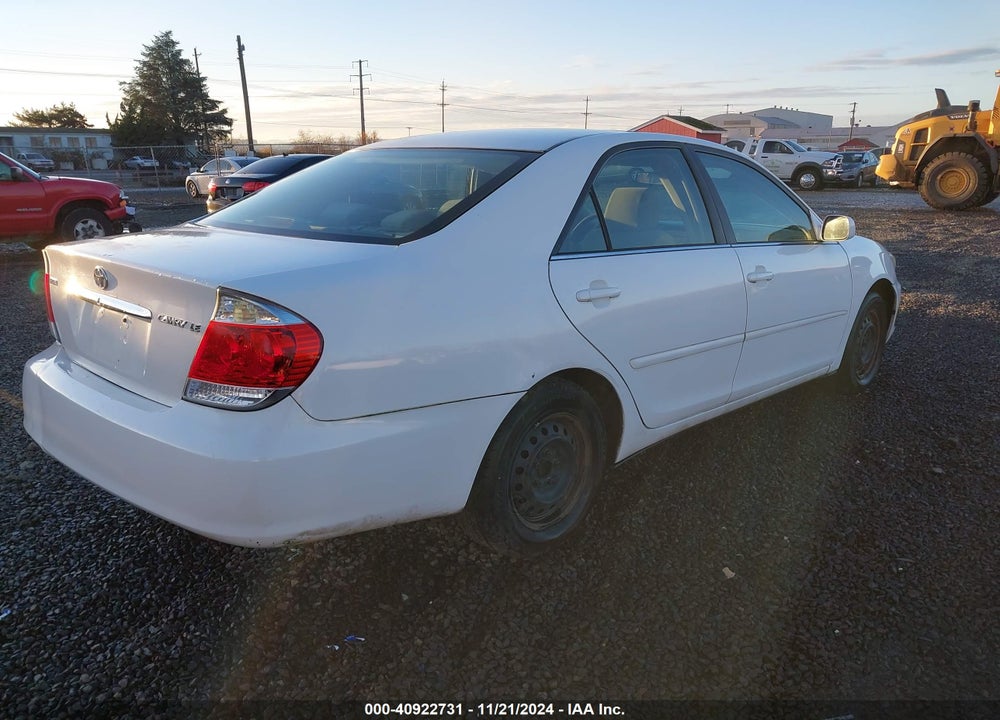2005 TOYOTA CAMRY LE VIN: 4T1BE32K65U543441