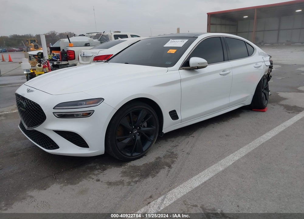 2022 GENESIS G70 VIN: KMTG54TE3NU087411