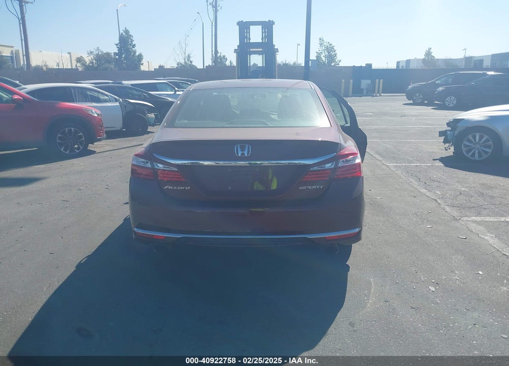 2017 HONDA ACCORD SPORT VIN: 1HGCR2F51HA282934