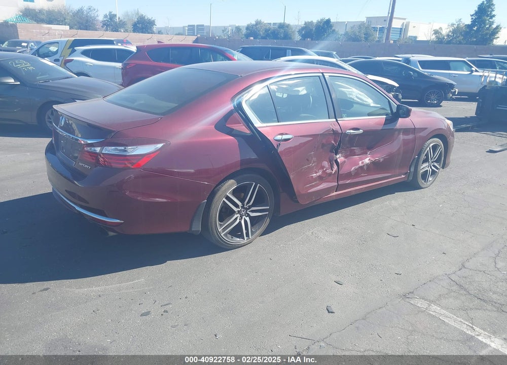 2017 HONDA ACCORD SPORT VIN: 1HGCR2F51HA282934