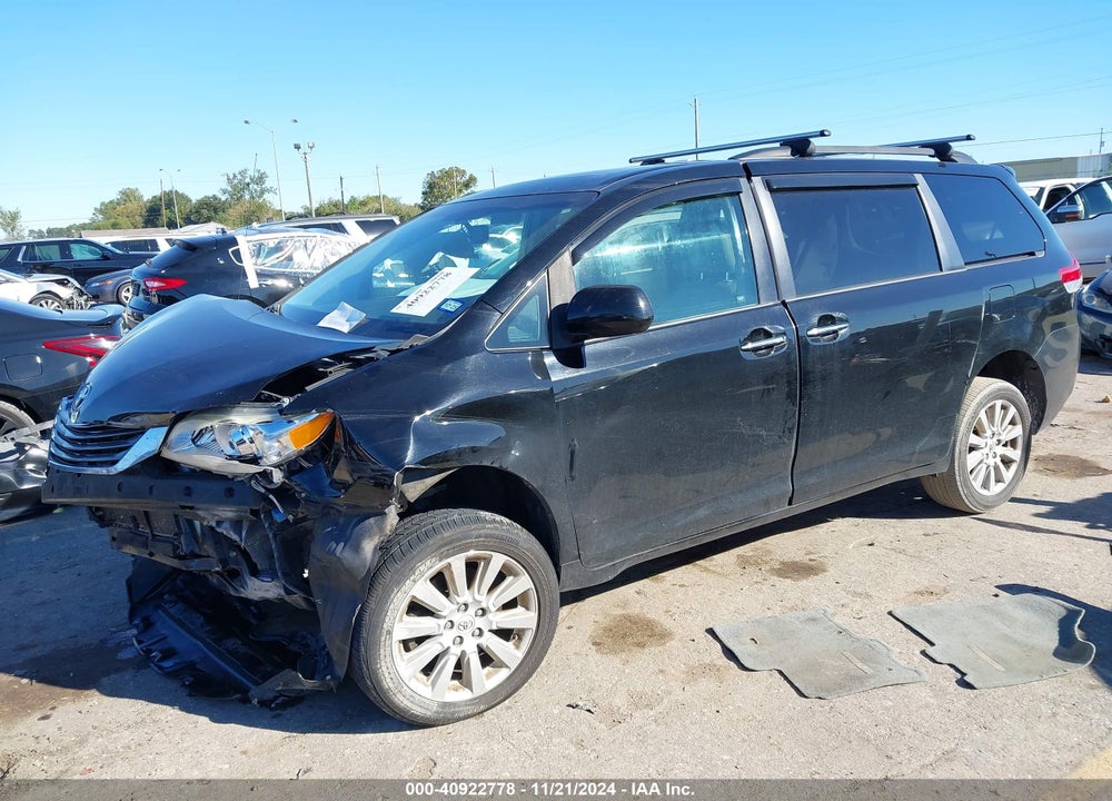 2012 TOYOTA SIENNA XLE LIMITED VIN: 5TDDK3DCXCS042467