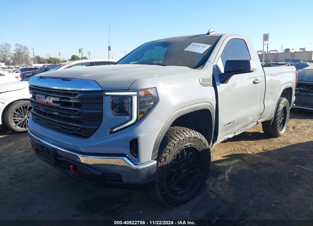 2024 GMC SIERRA 1500 4WD STANDARD BOX PRO VIN: 3GTNUAEK2RG186689