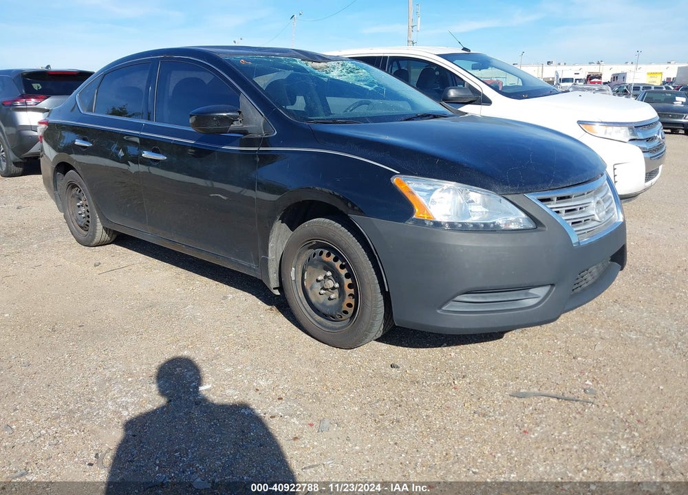 2015 NISSAN SENTRA S VIN: 3N1AB7AP3FY323043