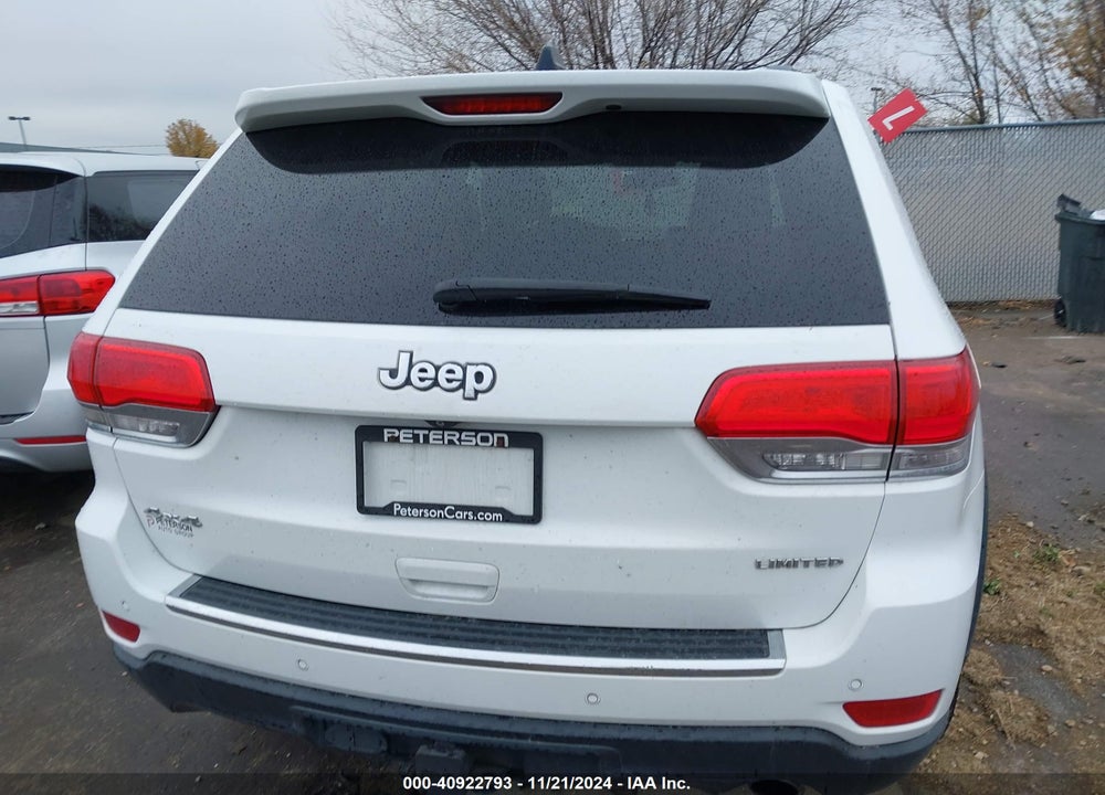 2015 JEEP GRAND CHEROKEE LIMITED VIN: 1C4RJFBGXFC806680