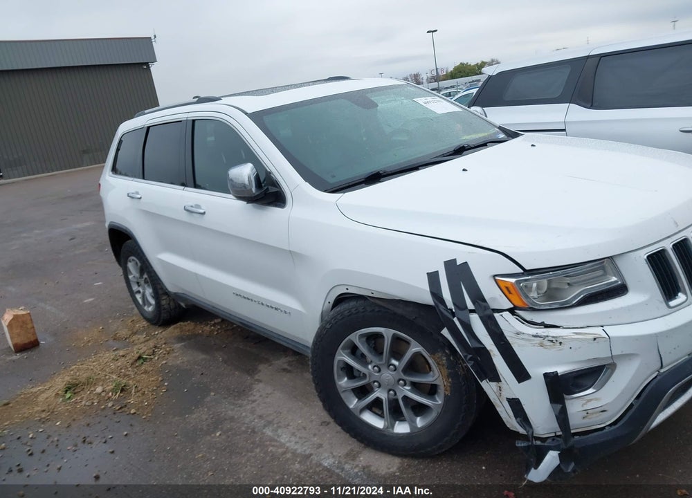 2015 JEEP GRAND CHEROKEE LIMITED VIN: 1C4RJFBGXFC806680