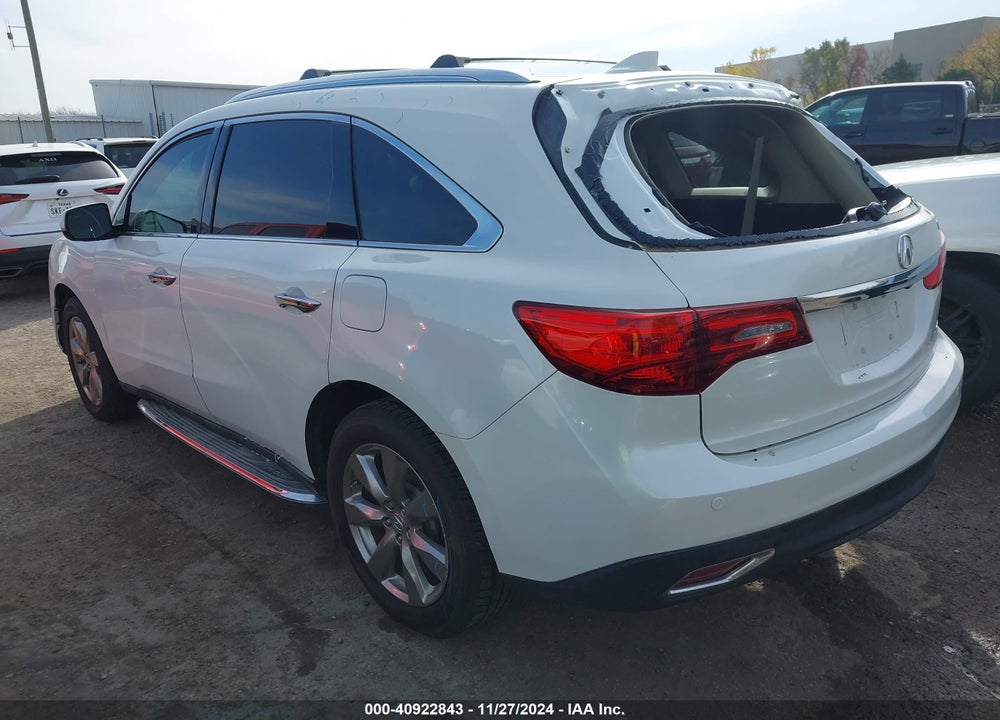 2014 ACURA MDX ADVANCE PKG W/ENTERTAINMENT PKG VIN: 5FRYD4H83EB026687
