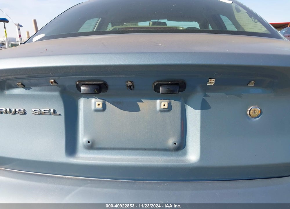 2006 FORD TAURUS SEL VIN: 1FAFP56U16A173340