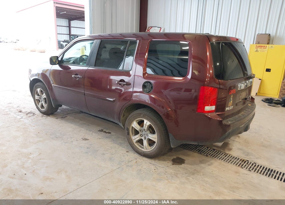 2012 HONDA PILOT EX-L VIN: 5FNYF4H54CB038930