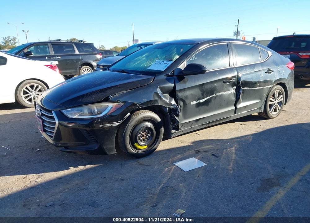 2018 HYUNDAI ELANTRA SEL VIN: 5NPD84LF2JH229852