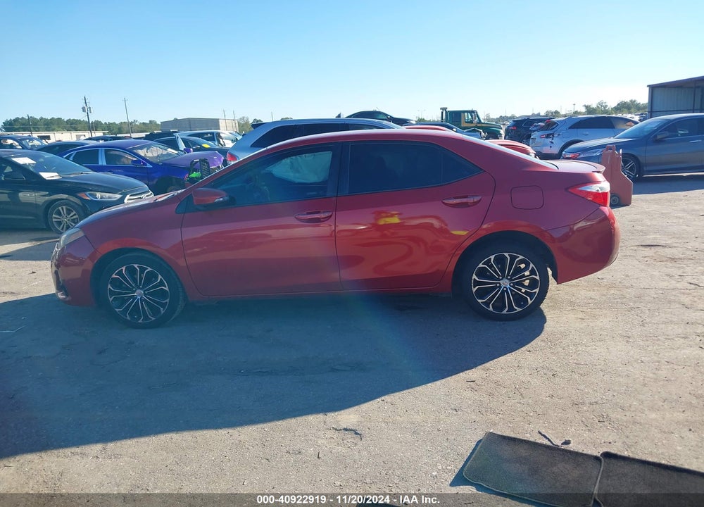 2015 TOYOTA COROLLA S PLUS VIN: 5YFBURHE8FP196429