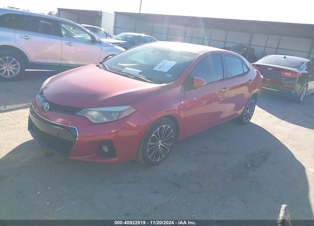 2015 TOYOTA COROLLA S PLUS VIN: 5YFBURHE8FP196429
