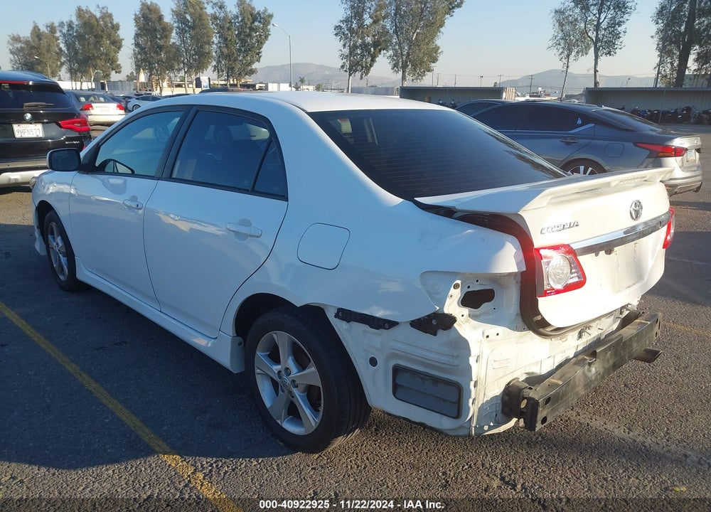 2013 TOYOTA COROLLA S VIN: 5YFBU4EE7DP144584