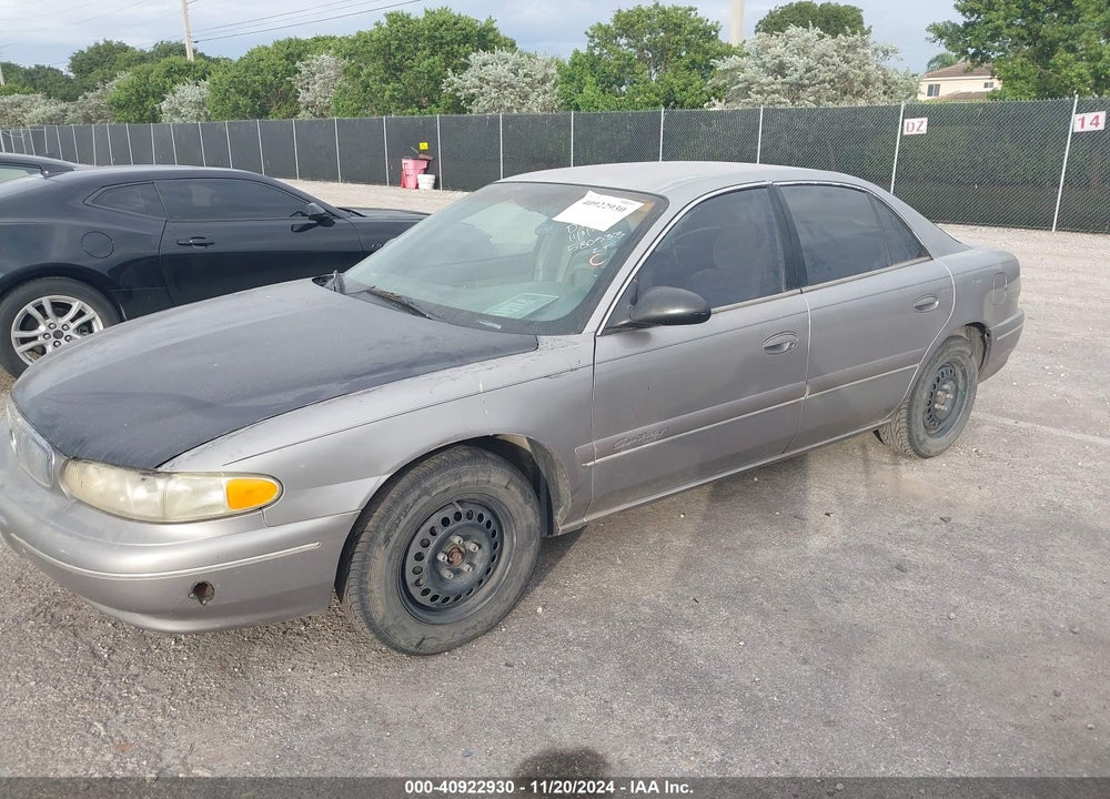 1999 BUICK CENTURY CUSTOM VIN: 2G4WS52M1X1580533