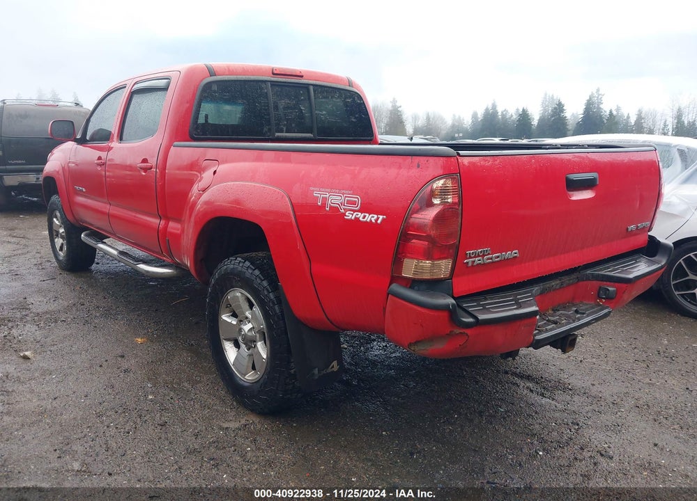2007 TOYOTA TACOMA DOUBLE CAB LONG BED VIN: 5TEMU52N57Z329590