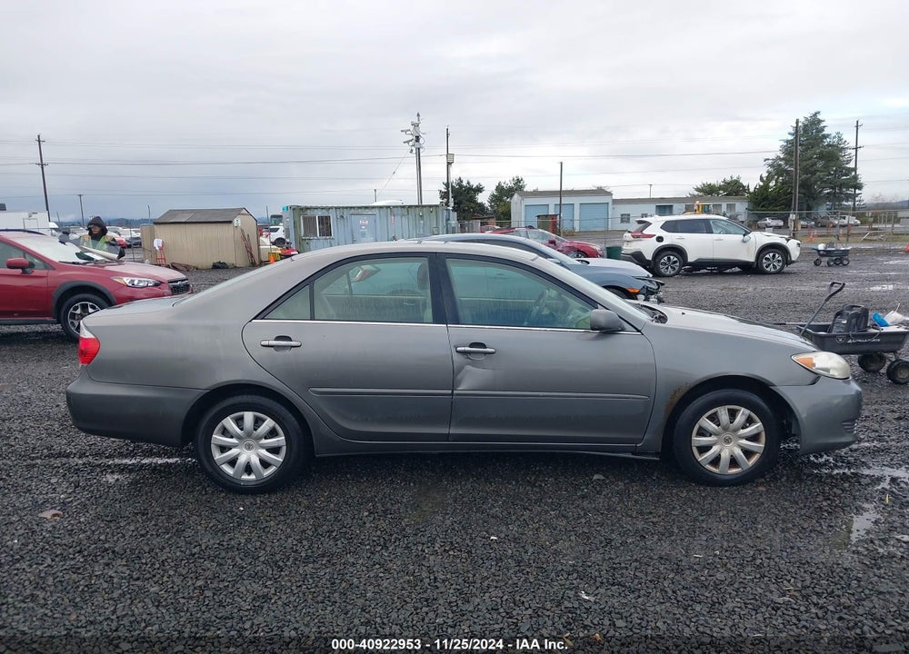 2005 TOYOTA CAMRY LE VIN: 4T1BE32K65U587892