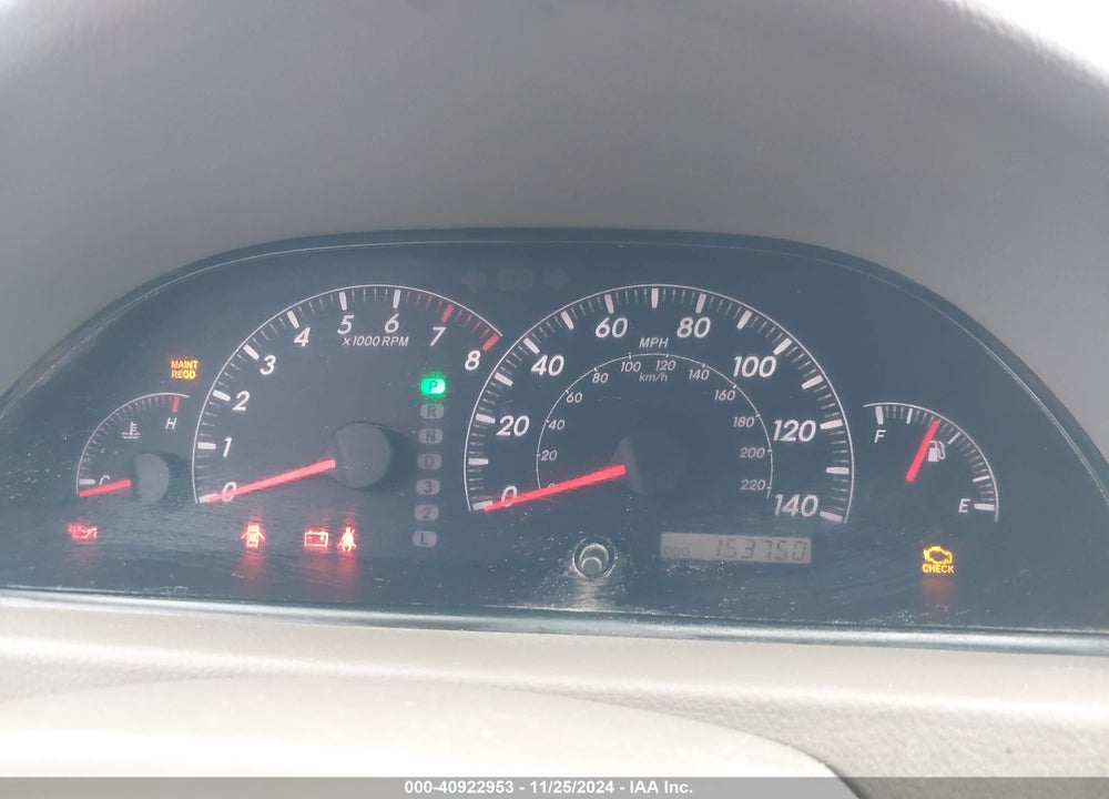 2005 TOYOTA CAMRY LE VIN: 4T1BE32K65U587892