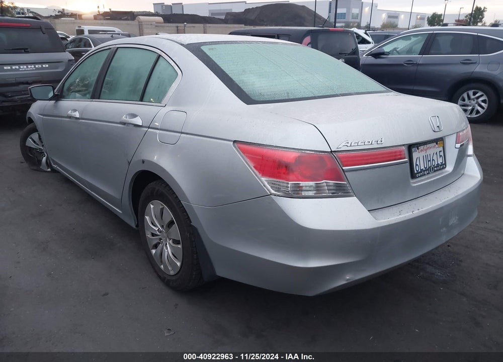 2012 HONDA ACCORD 2.4 LX VIN: 1HGCP2F38CA189258
