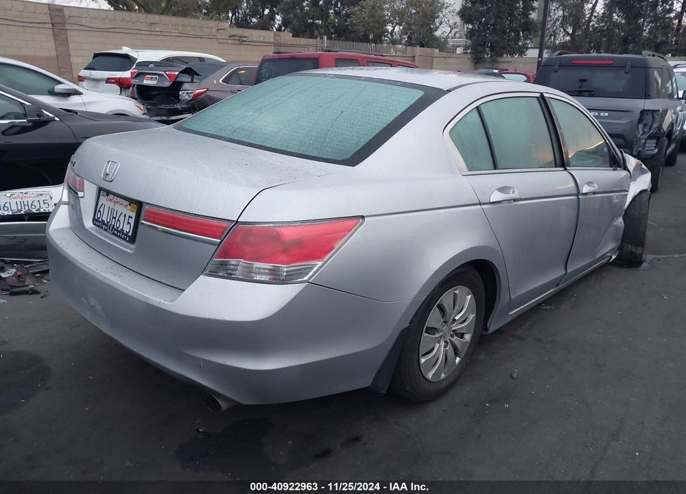 2012 HONDA ACCORD 2.4 LX VIN: 1HGCP2F38CA189258