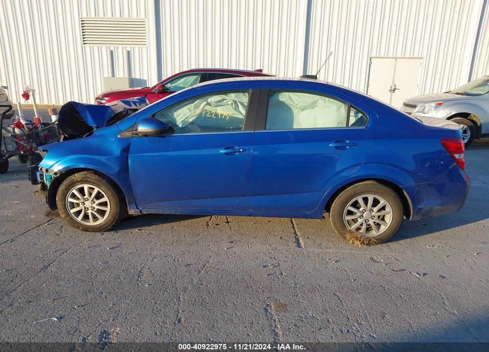 2019 CHEVROLET SONIC LT AUTO VIN: 1G1JD5SB8K4131752