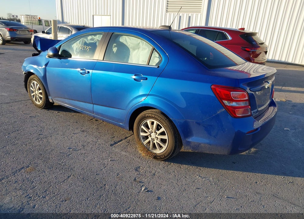 2019 CHEVROLET SONIC LT AUTO VIN: 1G1JD5SB8K4131752