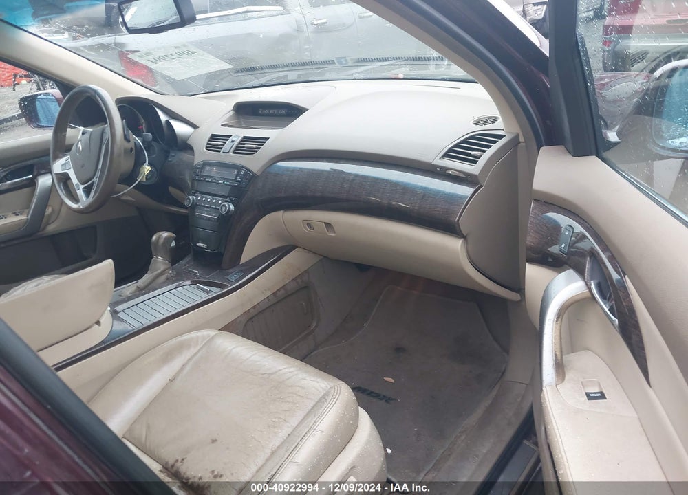 2011 ACURA MDX VIN: 2HNYD2H23BH522882