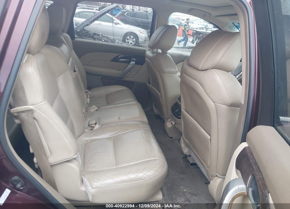 2011 ACURA MDX VIN: 2HNYD2H23BH522882